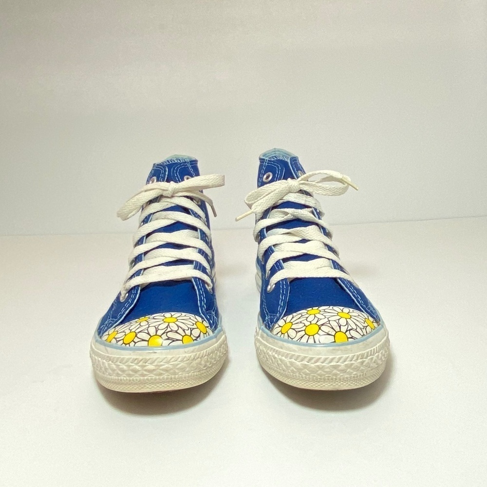 Converse High (Limited Edition) Top Blue / Daisies Size: M3/W5 Unisex - Picture 3 of 13